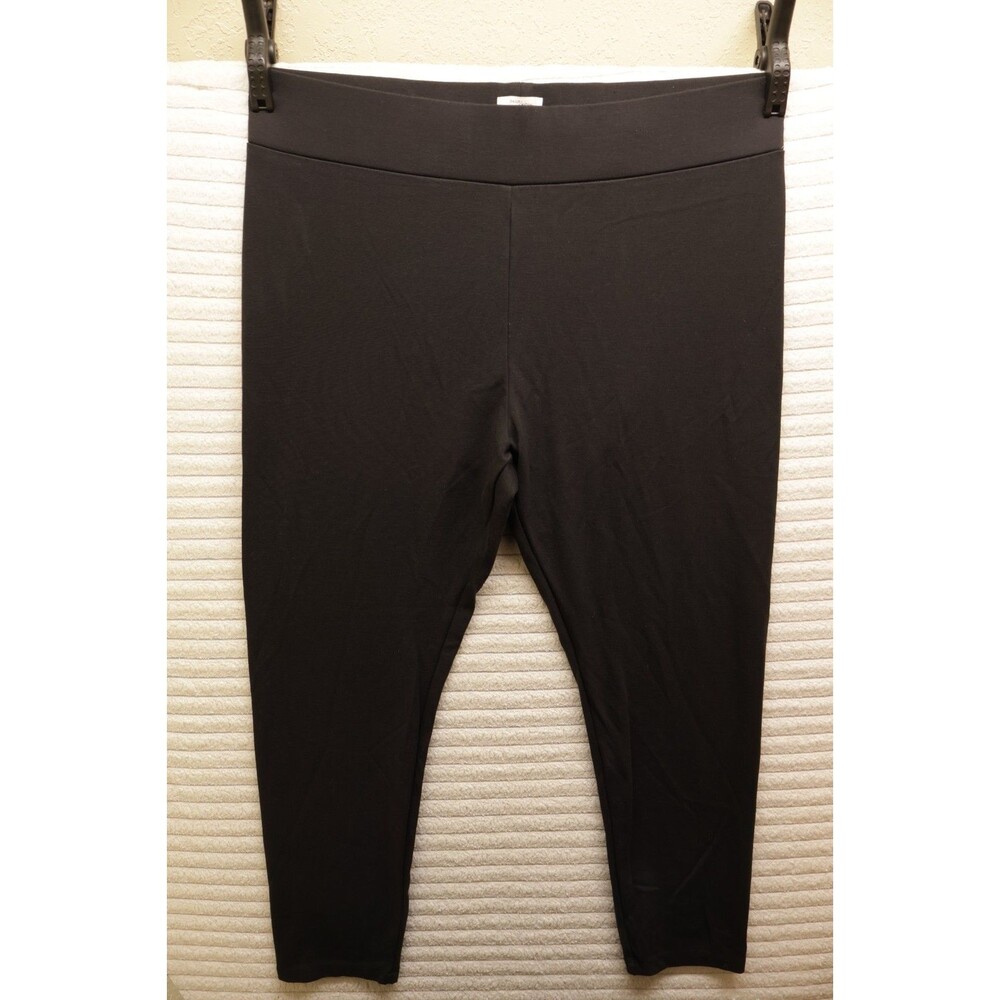 Daily Ritual Women's Black Jogger Leggings Sweatpants XL Tall Casual Relaxed Fit